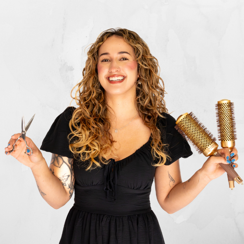 Lily, stylist and colorist at BLOOM Hair Co. in Murrieta, California